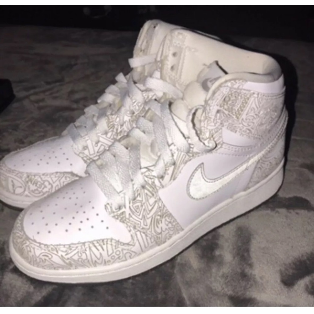 Jordan Kids Sneakers White Gray